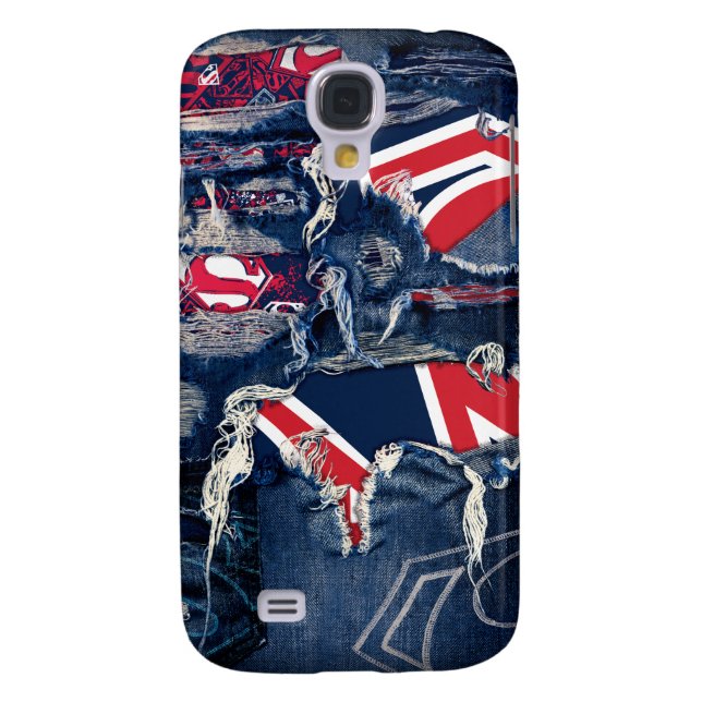 Supergirl Red, White & Blue Case-Mate Samsung Galaxy Hülle (Rückseite)