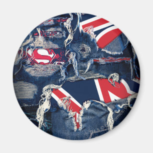 Supergirl Red, White & Blue Magnet