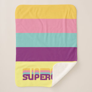 Supergirl Retro Colorshift Graphic Sherpadecke