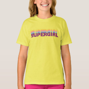 Supergirl Retro Colorshift Graphic T-Shirt