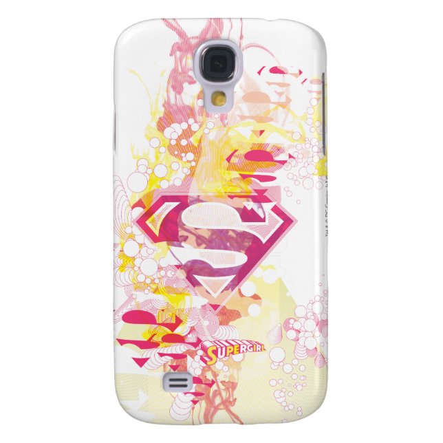 Supergirl Retro Logo Case-Mate Samsung Galaxy Hülle (Rückseite)