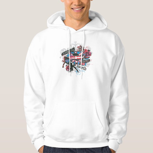 Supergirl Rette die Welt Hoodie (Vorderseite)