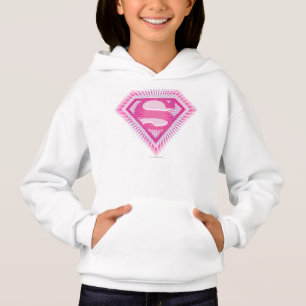 Supergirl Rosa Logo Hoodie