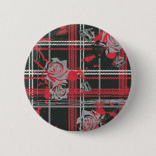 Supergirl-Rose Button