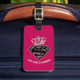 Supergirl S-Schild "Fit for a Queen" Gepäckanhänger