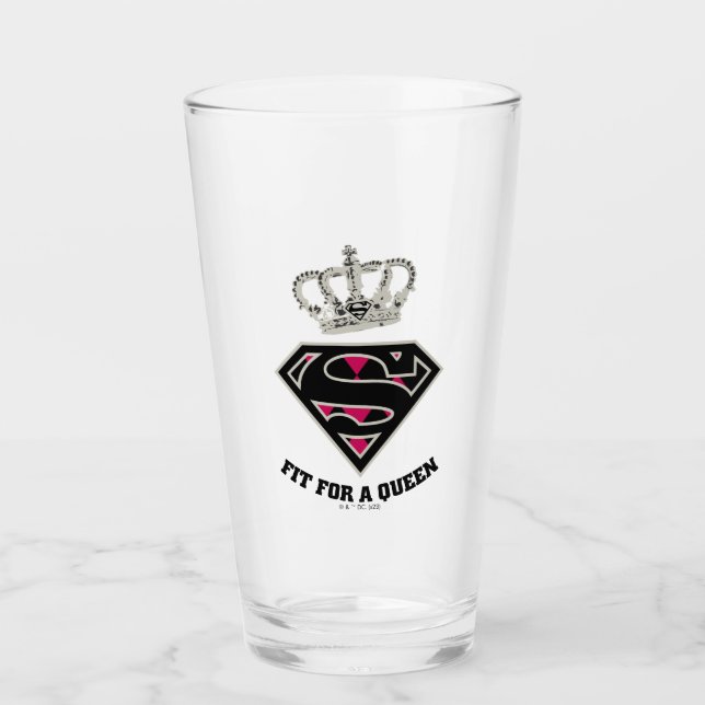 Supergirl S-Schild "Fit for a Queen" Glas (Vorderseite)
