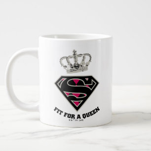 Supergirl S-Schild "Fit for a Queen" Jumbo-Tasse