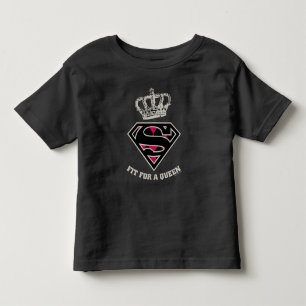 Supergirl S-Schild "Fit for a Queen" Kleinkind T-shirt
