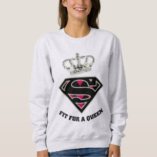 Supergirl S-Schild "Fit for a Queen" Sweatshirt