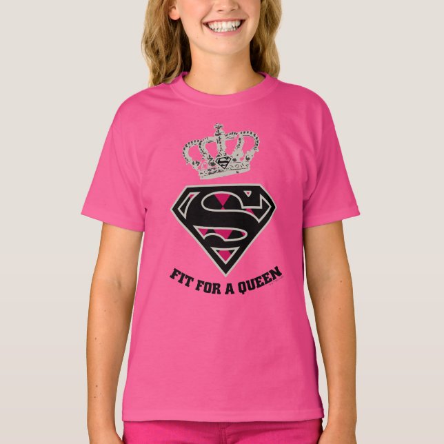 Supergirl S-Schild "Fit for a Queen" T-Shirt (Vorderseite)