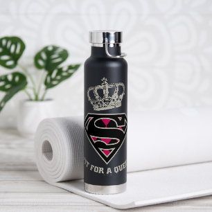 Supergirl S-Schild "Fit for a Queen" Trinkflasche