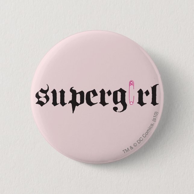 Supergirl Safety Button Letter (Vorderseite)
