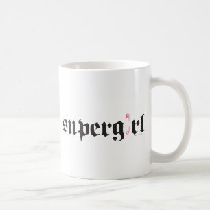 Supergirl Safety Pin Letter Kaffeetasse