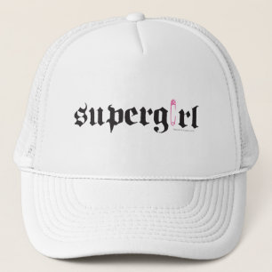 Supergirl Safety Pin Letter Truckerkappe