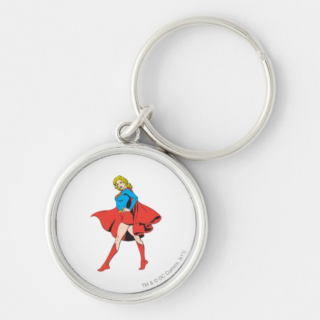 Supergirl schlägt eine Pose Schlüsselanhänger (Vorne)