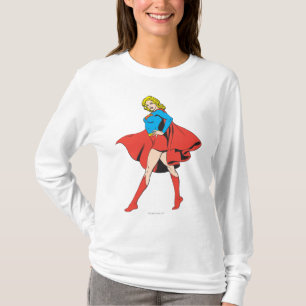 Supergirl schlägt eine Pose T-Shirt