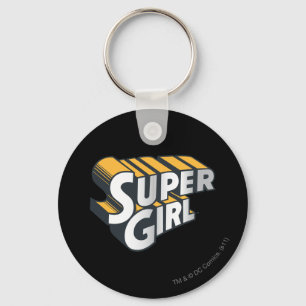Supergirl Silver and Orange Logo Schlüsselanhänger
