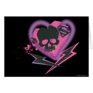 Supergirl Skulls und Blitze