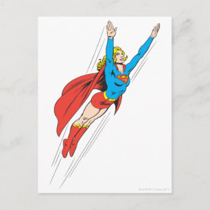 Supergirl Soars High Postkarte