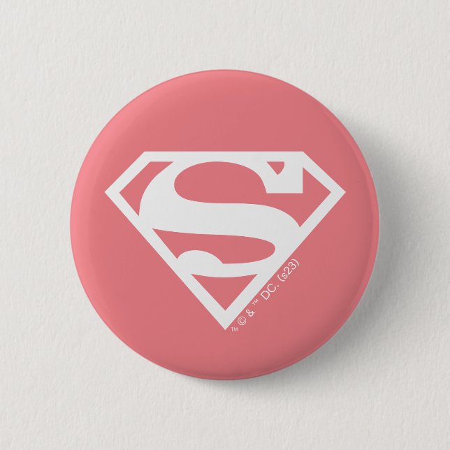 Supergirl Solid S-Shield Button (Vorderseite)