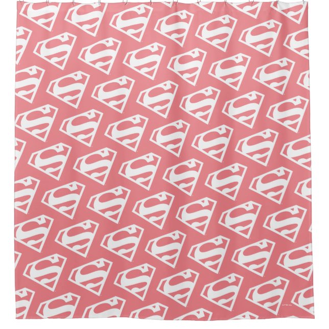 Supergirl Solid S-Shield Duschvorhang (Vorderseite)