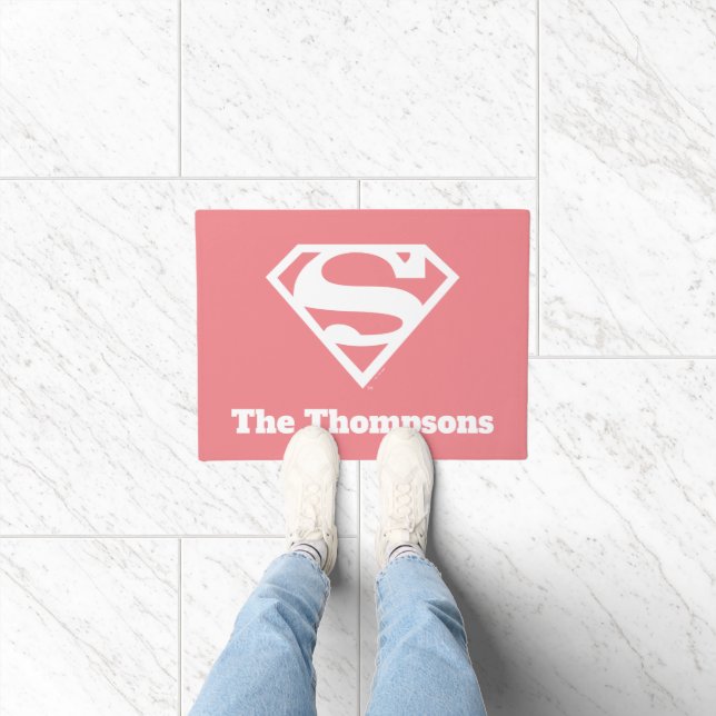 Supergirl Solid S-Shield Fußmatte (Indoor)