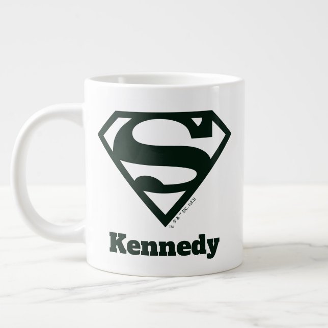 Supergirl Solid S-Shield Jumbo-Tasse (Links)
