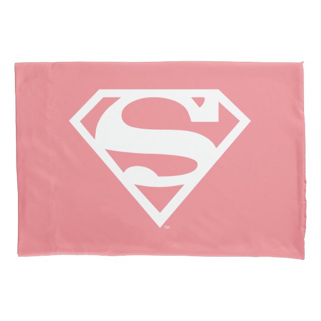 Supergirl Solid S-Shield Kissenbezug (Vorderseite)