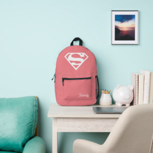 Supergirl Solider S-Schild Bedruckter Rucksack