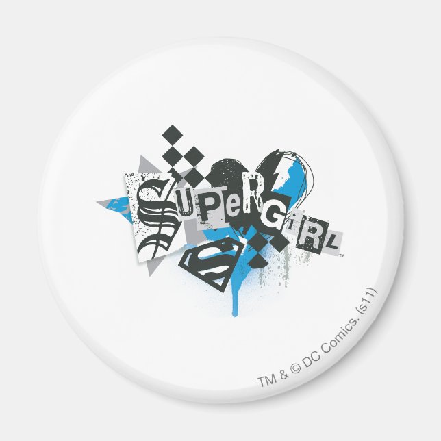 Supergirl Spills und Spritzer Magnet (Vorne)