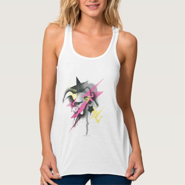 Supergirl Spray Paint Tank Top (Vorderseite)