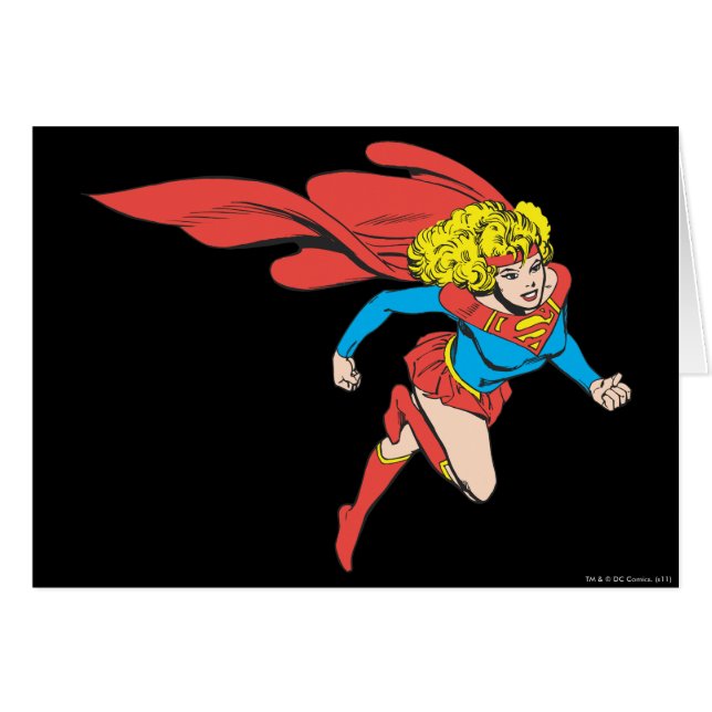 Supergirl springt rechts (Vorderseite (Horizontal))