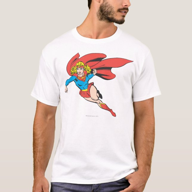 Supergirl Sprünge und Durchschläge T-Shirt (Vorderseite)