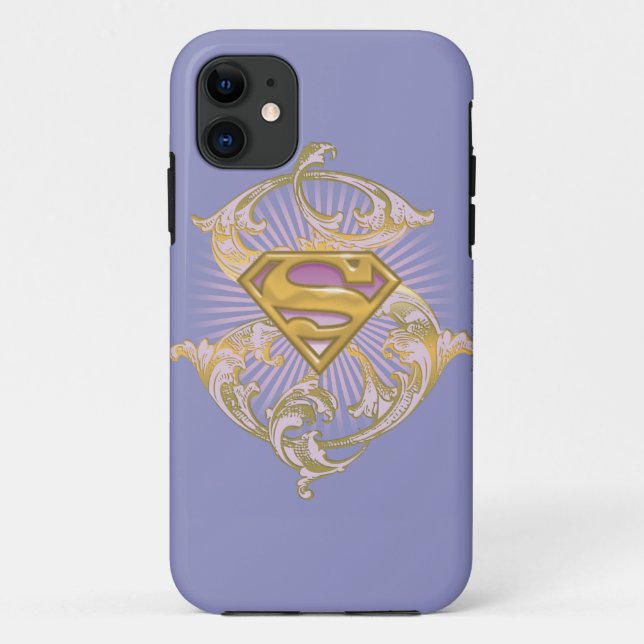 Supergirl-Starbust-Logo Case-Mate iPhone Hülle (Rückseite)