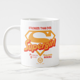 Supergirl stärker als je zuvor Retro Graphic Jumbo-Tasse