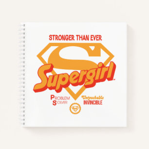 Supergirl stärker als je zuvor Retro Graphic Notizbuch