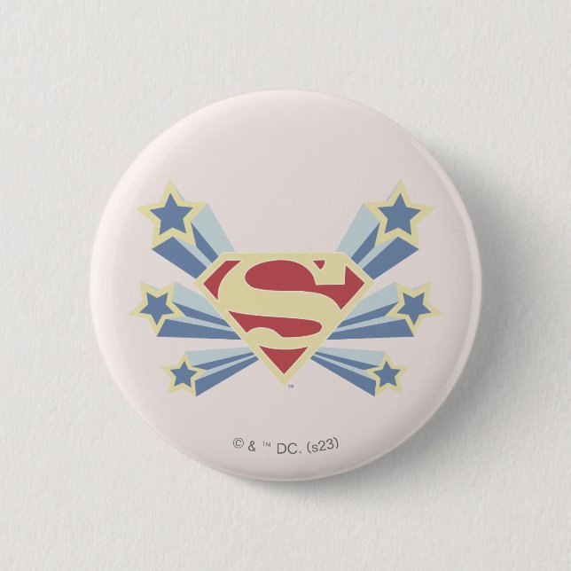 Supergirl Stars S-Shield Button (Vorderseite)