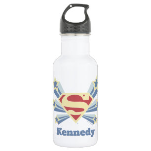 Supergirl Stars S-Shield Edelstahlflasche