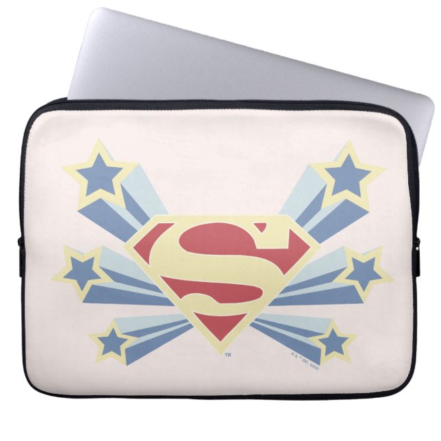 Supergirl Stars S-Shield Laptopschutzhülle (Vorderseite)