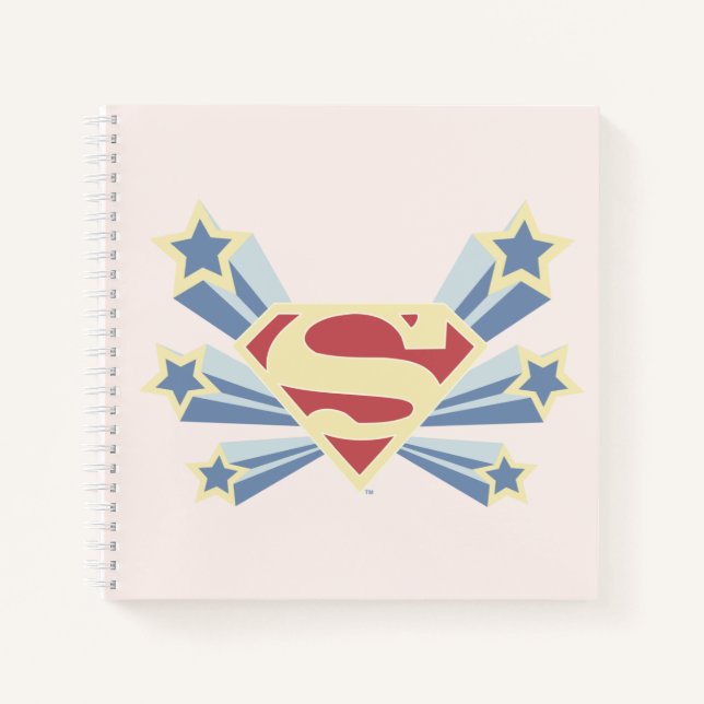 Supergirl Stars S-Shield Notizbuch (Vorderseite)