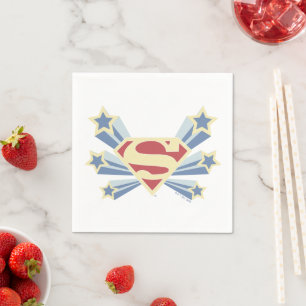 Supergirl Stars S-Shield Serviette