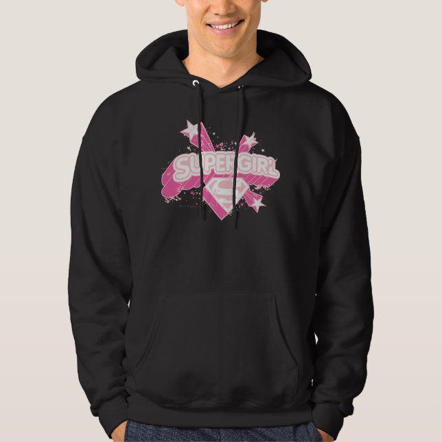 Supergirl Stars und Logos Hoodie (Vorderseite)