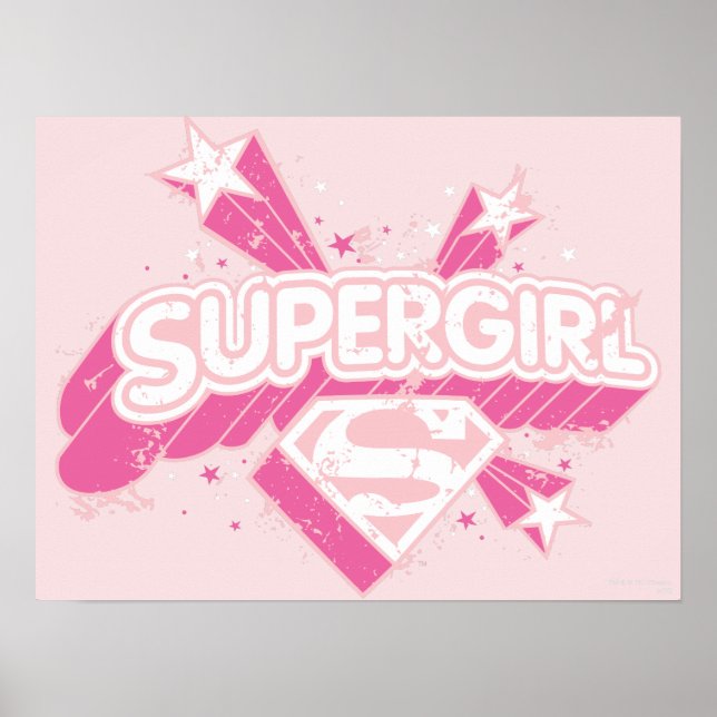 Supergirl Stars und Logos Poster (Vorne)