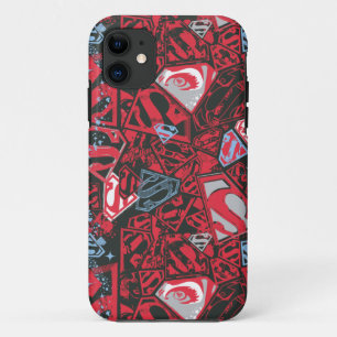 Supergirl Stary Red Pattern Case-Mate iPhone Hülle