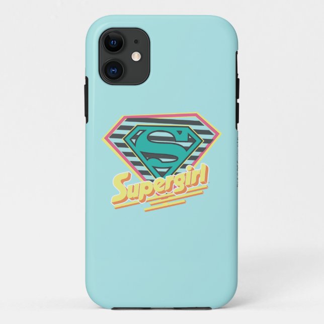 Supergirl Strip Logo Case-Mate iPhone Hülle (Rückseite)