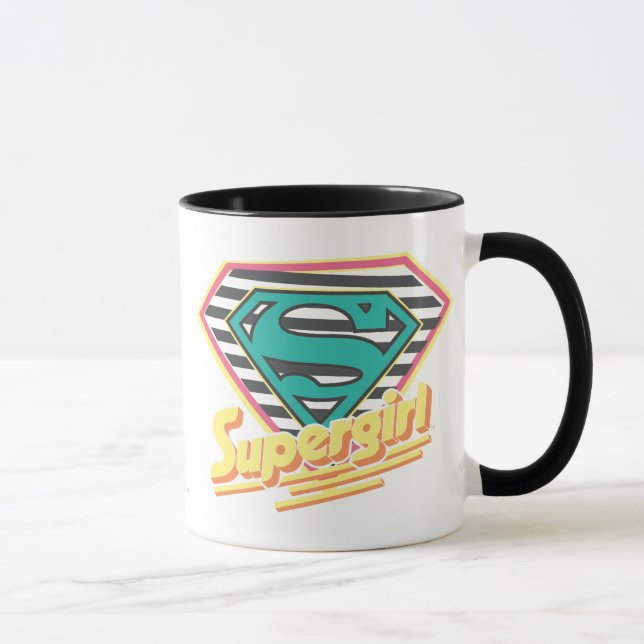 Supergirl Strip Logo Tasse (Rechts)