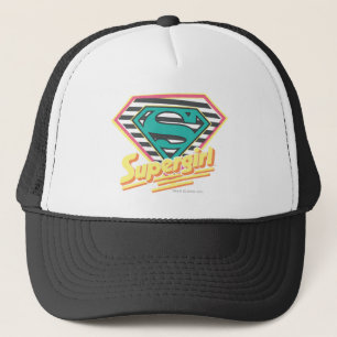 Supergirl Strip Logo Truckerkappe