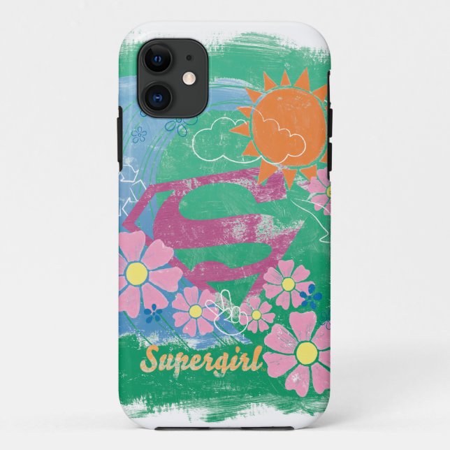 Supergirl Sun und Liebe Case-Mate iPhone Hülle (Rückseite)