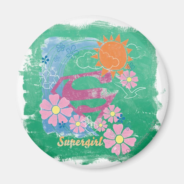 Supergirl Sun und Liebe Magnet (Vorne)