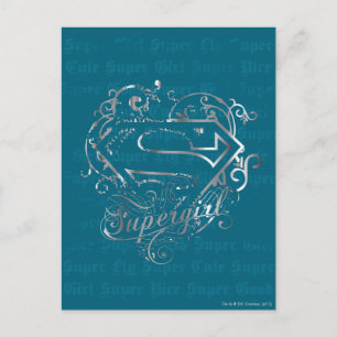 Supergirl Super Fly Super Niedlich Postkarte